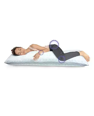 LoftWorks Big and Soft Overfilled Memory Foam Body Pillow Seasonal Sale