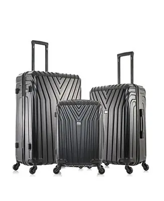 Vasty Lightweight Hardside Spinner Luggage Set, 3 piece Luxury