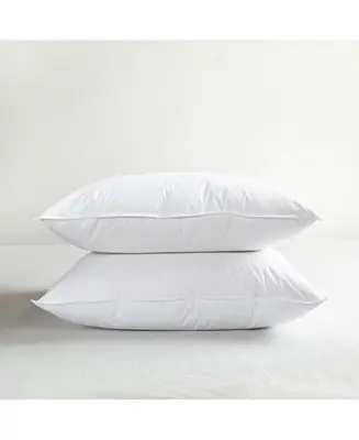 Today Only 2 Pack Firm White Duck Feather & Down Bed Pillow - King