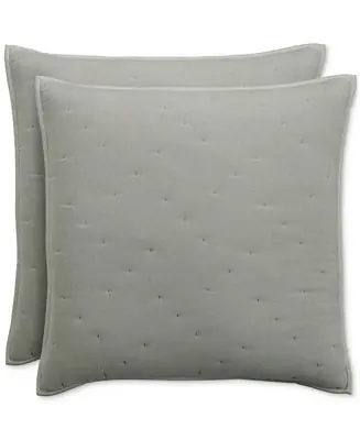 Best Choice Reversible Chenille Quilted 2-Pc. European Sham Set