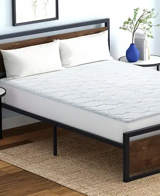 Hot Picks Cooling Quilted Memory Foam Mattress Pad, Full