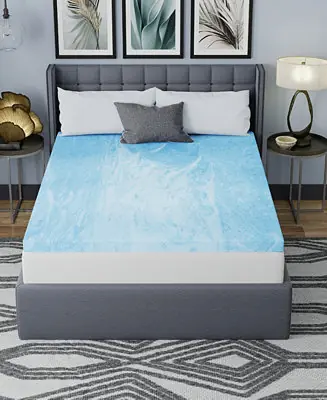 Brand New 3" Gel Swirl Memory Foam Mattress Topper, Twin