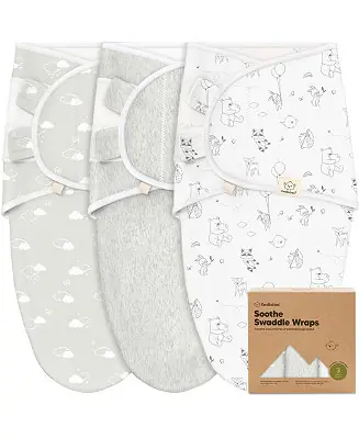 Viral 3pk Soothe Baby Swaddle, Organic Baby Swaddle Sleep Sacks, Newborn, Infant Swaddle Sack
