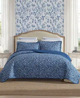 Elaina Cotton 2-Pc. Quilt Set, Twin Seasonal Sale