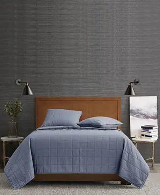 Fan Favorite Solid 3 Piece Quilt Set, Full/Queen