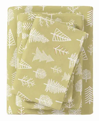 High Quality Lodge Print Ultra-Soft Turkish Cotton Flannel Sheet Set