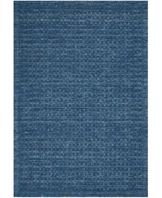 Budget Marana MNN01 Navy 5' x 7'6" Area Rug