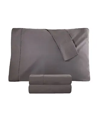 Holiday Sale 300-Thread Count Crisp Cotton Percale Deep Pocket 4-Pc. Sheet Set, Full