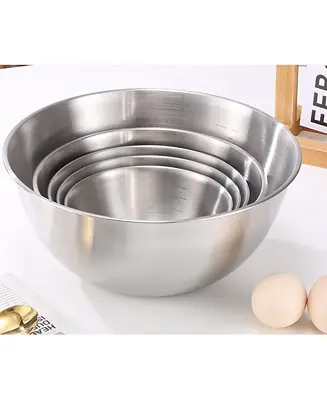 5-Piece Nesting Stainless Steel Bowl Set Time-Limited