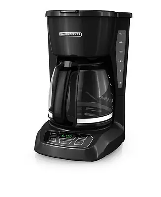 12-Cup Programmable Glass Carafe Coffeemaker Today Only