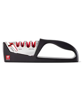 4-Stage Pull Through Knife Sharpener with Shear Sharpener Handmade