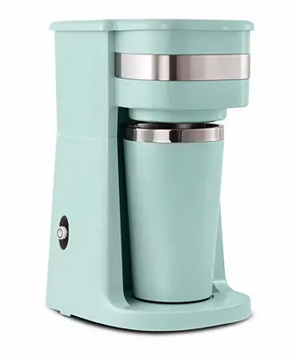 14 oz. Personal Coffee Maker with Stainless Steel Interior Travel Mug Time-Limited
