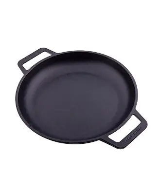 10" Round Skillet with Double Loop Handles, Seasoned Instant Buy