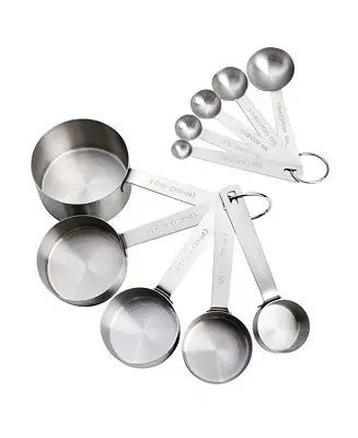 10-Piece Stainless Steel Measuring Cups & Spoon Set Budget