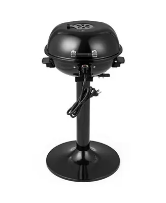 1600W Electric BBQ Grill with Removable Non-Stick Warming Rack Money Back Guarantee