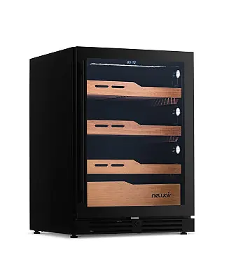 1500 Count Electric Cigar Humidor with Opti-Temp Cooling, Built-In Humidification, Cedar Drawers, LED, Freestanding No Minimum Order
