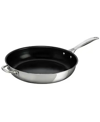 12.5" Nonstick Deep Fry Pan with Helper Handle Discount