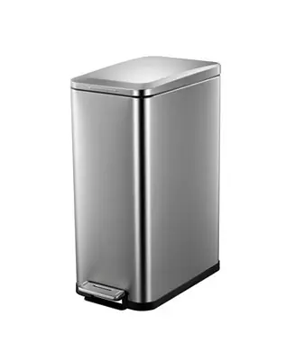50 L / 13 Gal Hands-Free Stainless Steel Commercial/Kitchen Step Trash Can Seasonal Sale