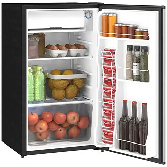 3.2 Cu.Ft Mini Fridge with Freezer, Compact Refrigerator, Low Price