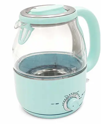 1.25 Quart Adjustable Temperature Electric Honeypot Glass Kettle with Keep Warm Top Rated