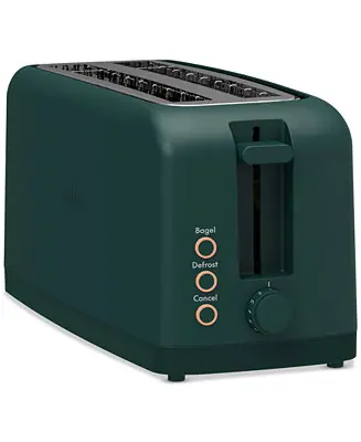 4-Slice Wide-Slot Slim Toaster, Forest Green Best Choice