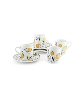 Crafted Pomegranate Demitasse Set