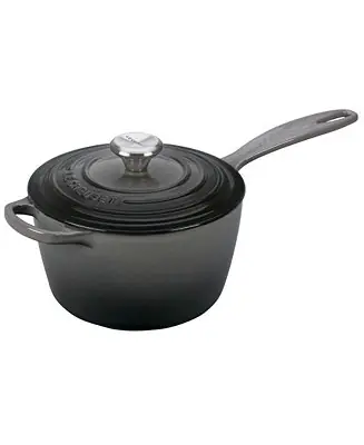 Instant Buy 2.25 Quart Enameled Cast Iron Saucepan with Lid