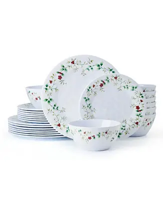 Final Sale Holiday Melamine 24 Pc. Dinnerware Set, Service for 8