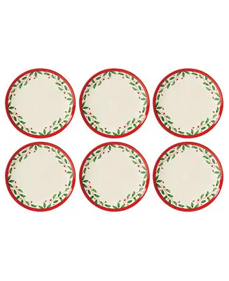 Holiday Accent Plate, Set of 6 Cheap