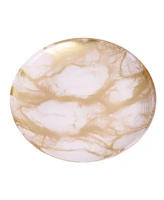 Set of 4 Marble 6.5" Salad Plates Last Chance