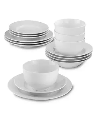 Don’t Miss Out Essential Classic Rim 16 Pc. Dinnerware Set, Service for 4