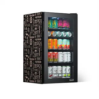 "Beers of the World" 126 Can Beer and Beverage Fridge with SplitShelf Premium