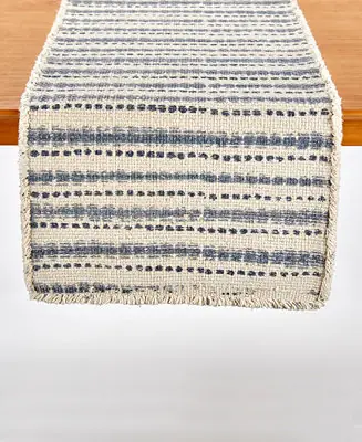Flash Sale Water Stripe Printed Table Runner, 72" x 14"