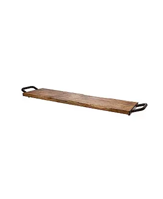 Wood Tray With Metal Handle Direct From Factory