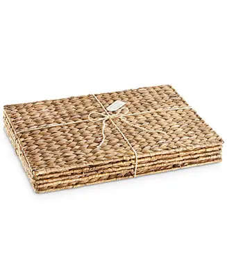 Masonware Garden Terrace 4-Pc. Rectangular Placemat Set Hassle-Free Returns