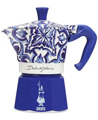 Sale Blue Meditteraneo Dolce & Gabbana 3-Cup Moka Stovetop Coffee Maker