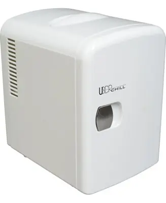 Crafted Chill Personal and portable Mini Fridge Cooler and Warmer - 6-can Capacity