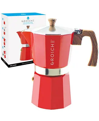 Save Now Milano Stovetop Espresso Maker Moka Pot 9 Espresso Cup Size 15.2 oz
