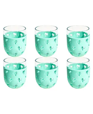 Express Delivery Party Sleeve Stemless Glasses, Set of 6