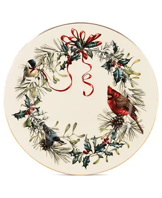 New Release Winter Greetings Dinner Plate