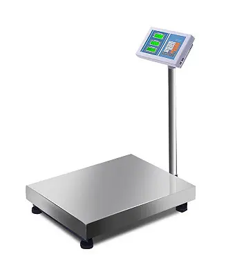 660 lbs Weight Computing Digital Floor Platform Scale Secure Checkout