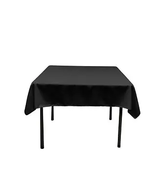 52x52 Inch Square Tablecloth Durable Polyester Poplin, Perfect for Dining & Events Weekend Sale
