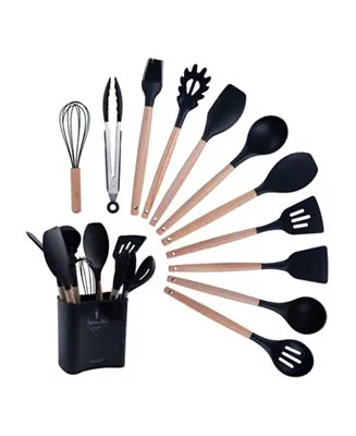 12-Piece Silicone Kitchen Utensils Set Order Now