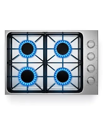 30 Inch Gas Cooktop with 4 Powerful Burners and ABS Knobs Direct From Factory