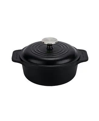 2-Quart Cast Iron Preseasoned Dutch Oven with Lid and Dual Handles Viral