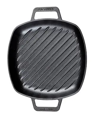 10in Square Grill Pan with Double Loop Handles, Seasoned Best Seller