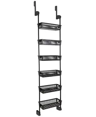 6-Tier Over-the-Door Hanging Pantry Organizer with Full Baskets Direct From Manufacturer