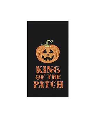 "King of the Patch" Halloween Jack O' Lantern 100% Cotton Flour Sack Dishtowel Weekend Sale