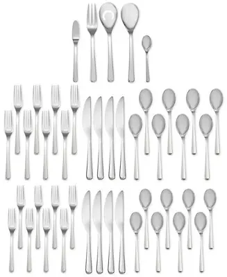 45-Pc. Aura Flatware Set, Service for 8 Cheap