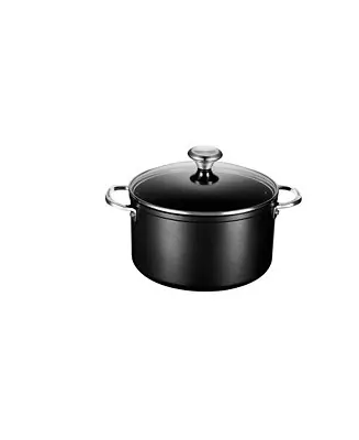 6.3 Quart Toughened Nonstick Stockpot with Lid Handmade